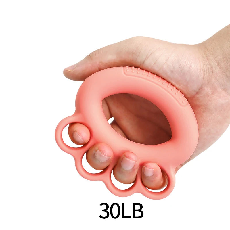 Silikon verstellbarer Handgriff Fingertrainer Übung Karpalexpander Muskeltraining Gym Fitnes Stärkungsmittel