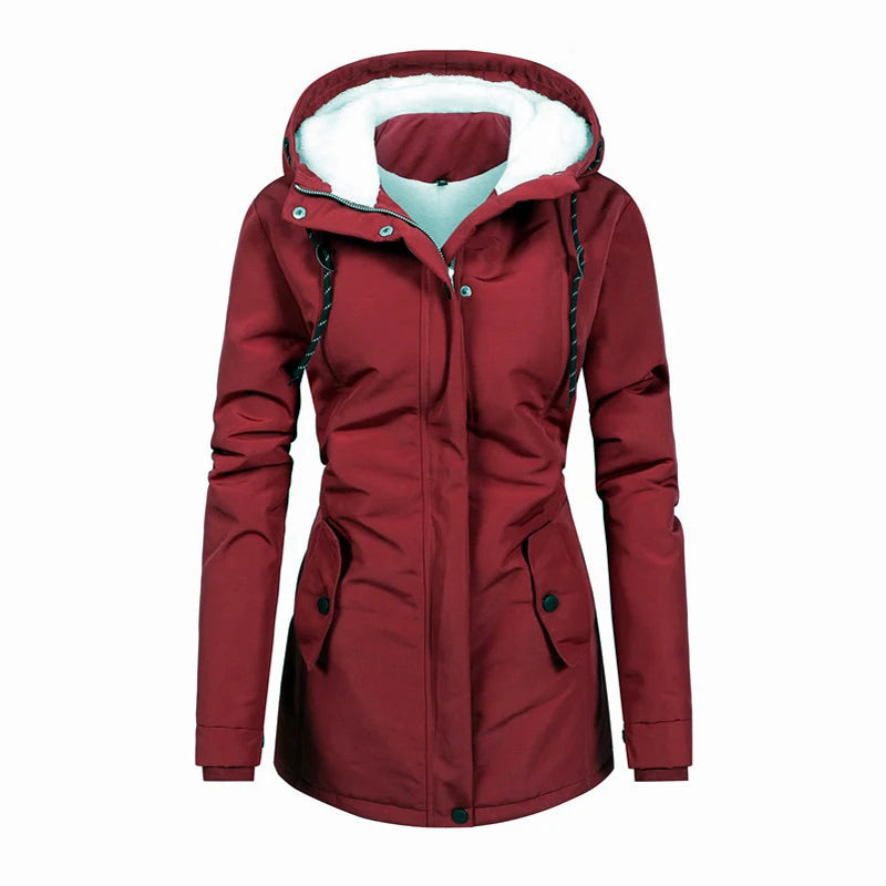 Fleece Parka Damen – Mit Kapuze & Warm für den Winter