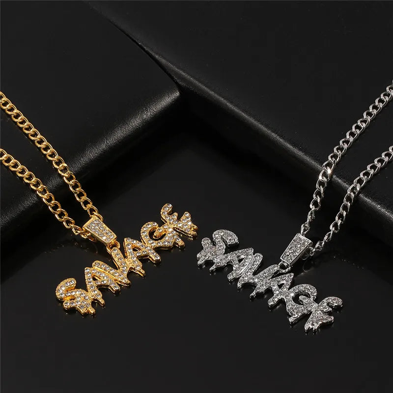 Men's Hip-Hop Chain – Iced Out Tennis Chain Choker