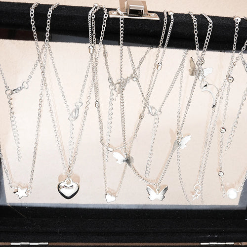 51-Piece Butterfly Pearl Jewelry Set