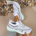 Sneaker alla moda bicolore da donna