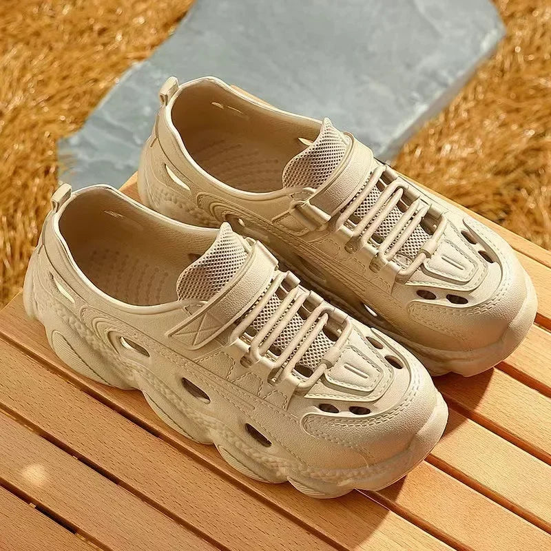 Sabots de sport d'extérieur pour hommes et femmes, chaussures antidérapantes et respirantes en EVA à semelle épaisse, sandales de plage et de pêche pour hommes et femmes