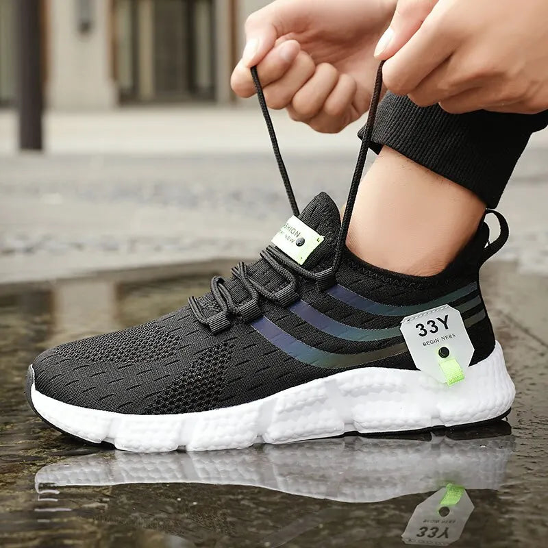 Herren Laufschuhe Mesh – Leicht & Atmungsaktiv Jogging Walking