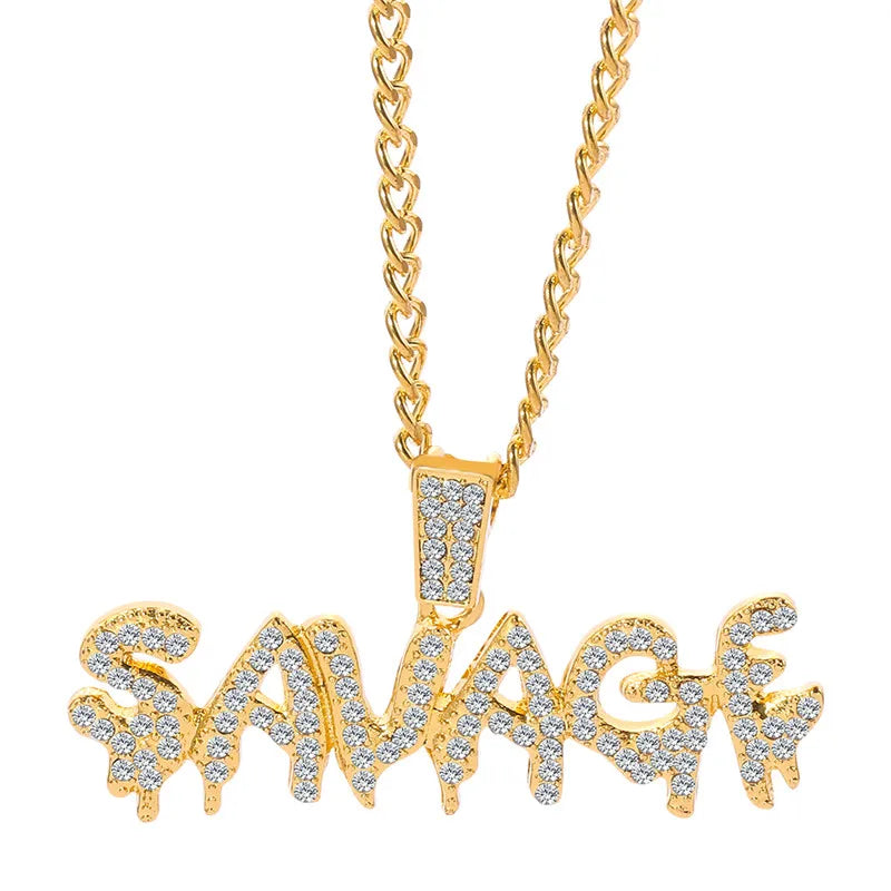 Men's Hip-Hop Chain – Iced Out Tennis Chain Choker
