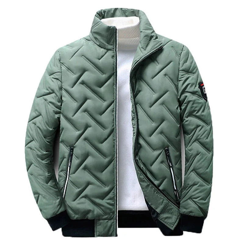 Herren Parka Jacke – Leicht, Warm & Gepolstert für Winter