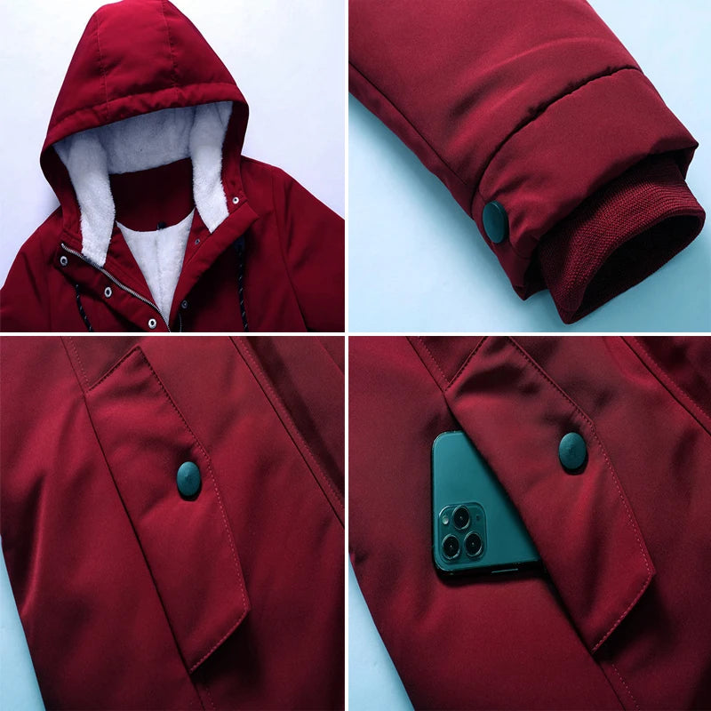 Fleece Parka Damen – Mit Kapuze & Warm für den Winter