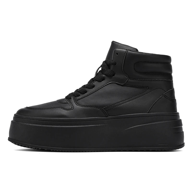 Herren High-Top Plateau Sneaker – Dicke Sohle & Ankle Boot