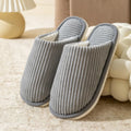 Winter warme pluche herenpantoffels antislip zachte schoenen comfort platte hak indoor slaapkamer koppelslippers voor huisschoenen in de herfst