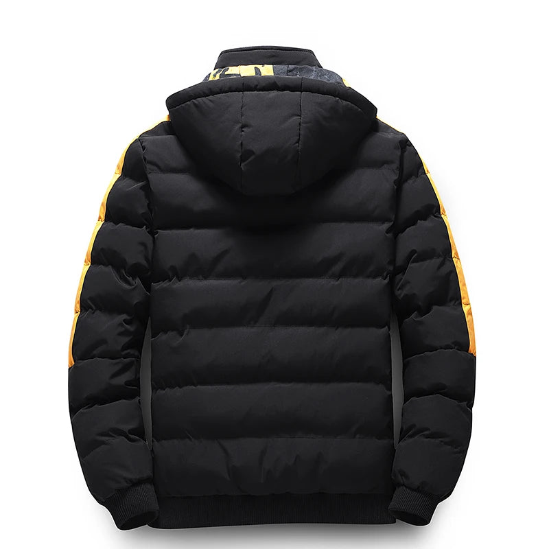 Herren Wendejacke Parka – Abnehmbare Kapuze & Warm