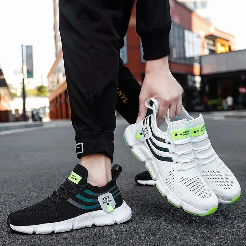 Scarpe da corsa da uomo in mesh – Leggere e traspiranti per jogging e camminata