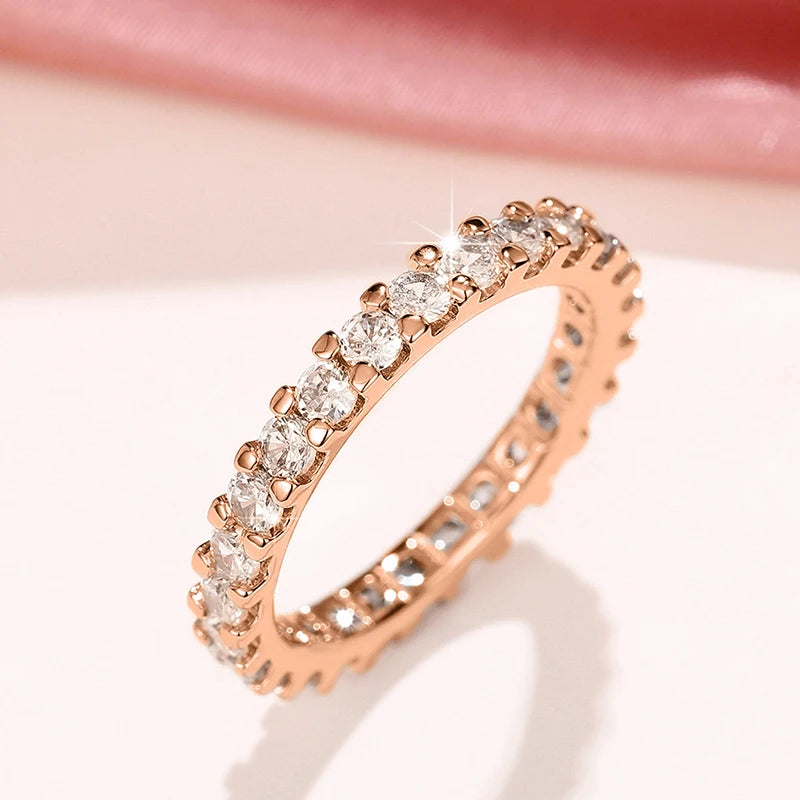 Damen Verlobungsring – Zirkonia Promise Ring Silber
