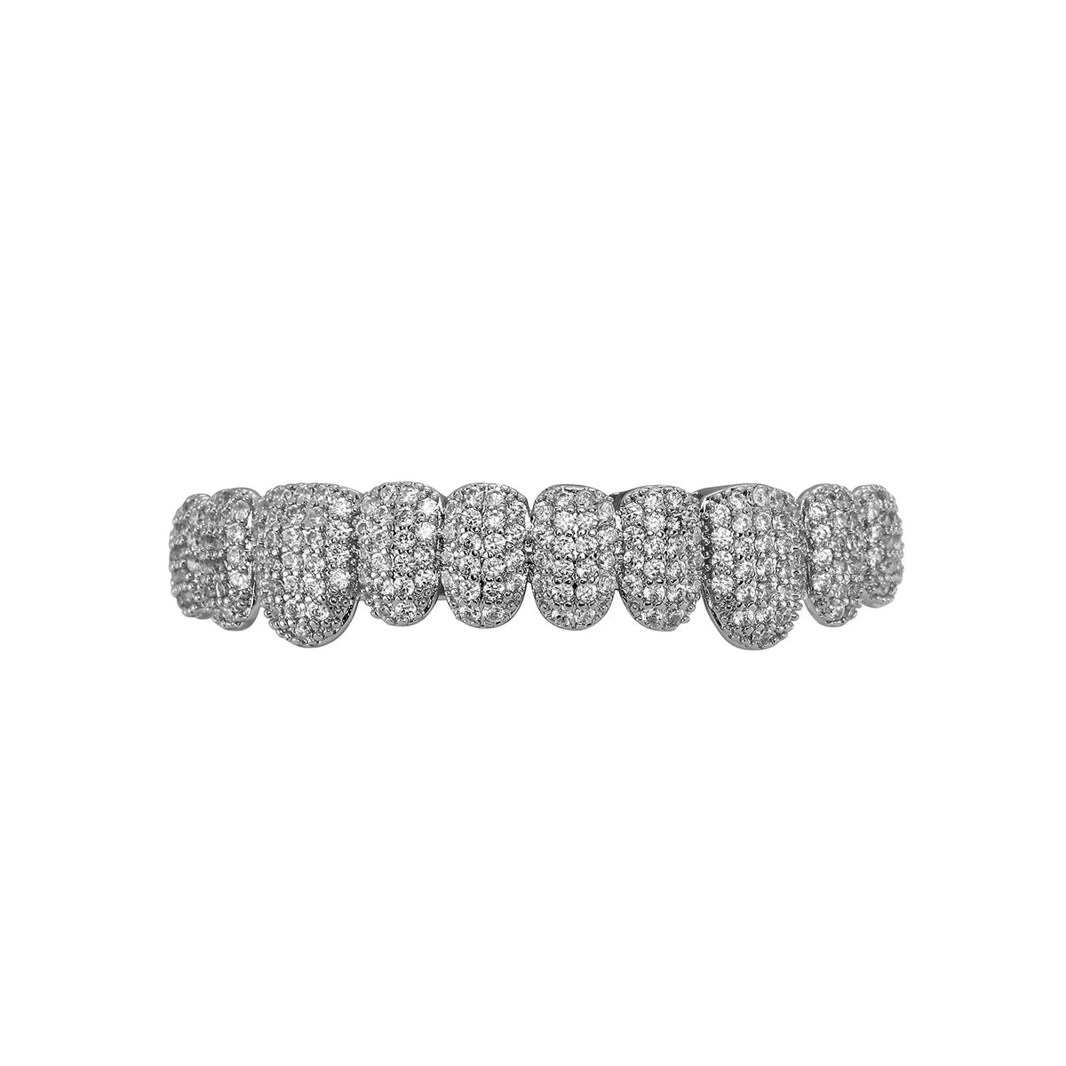 TOPGRILLZ 14K Gold Grillz – Iced Out CZ 10+10 Teeth