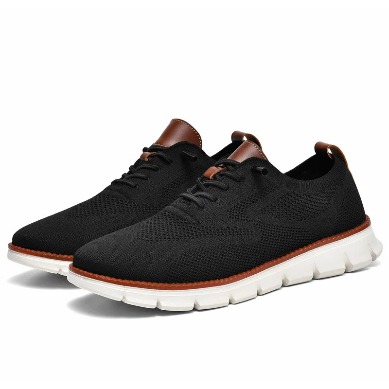 Sneaker da passeggio slip-on in maglia da uomo