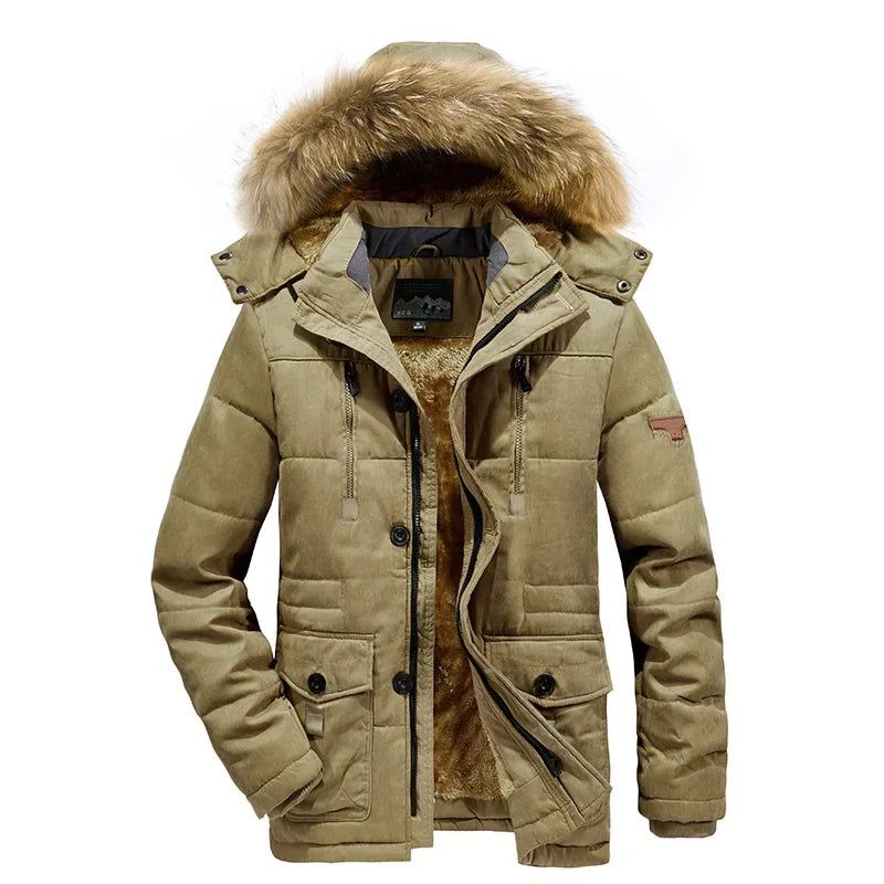 Herren Parka Plus Size – Dick, Warm & Viele Taschen bis 5XL