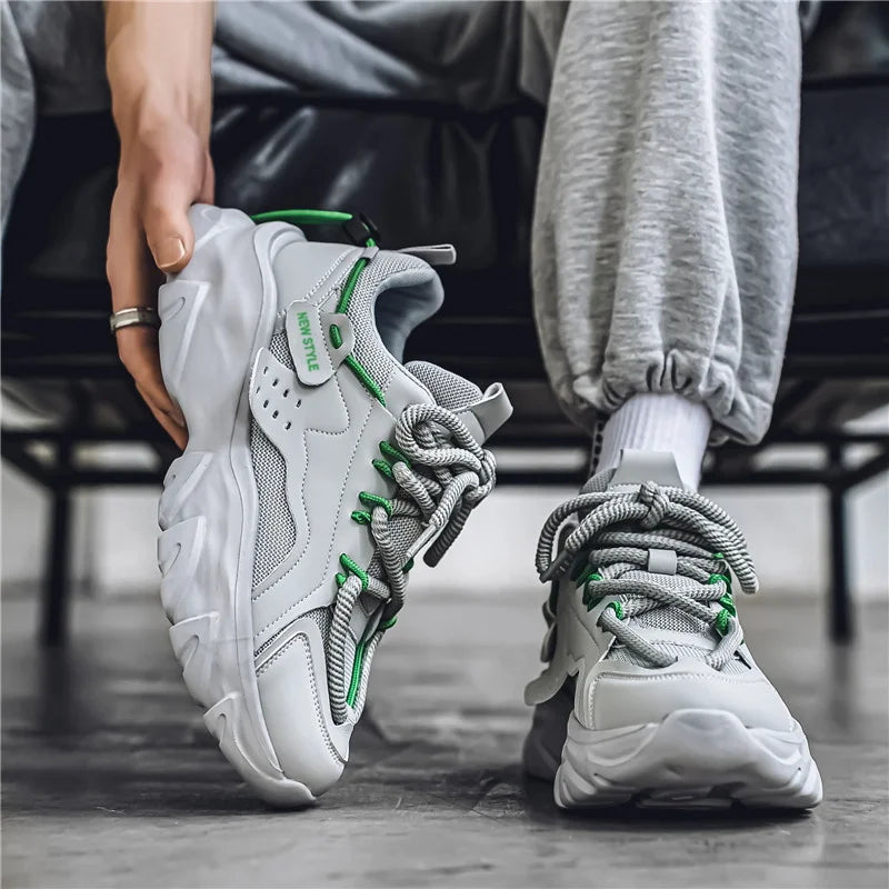 Men's Thick-Soled Tennis Sneaker