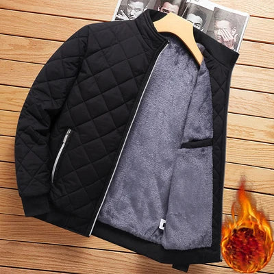 Heren fleece windjack – Warm & casual parka | DIMUSI