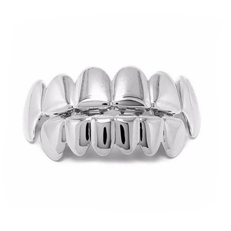 Hip Hop Grillz Gold & Silver – Vampire Fangs for Halloween & Party