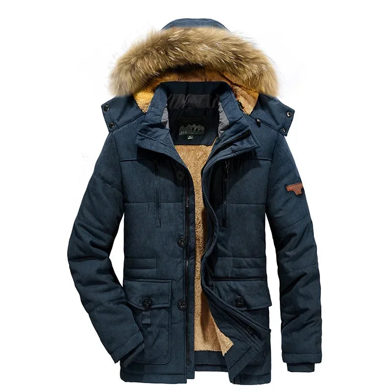 Herren Parka Plus Size – Dick, Warm & Viele Taschen bis 5XL