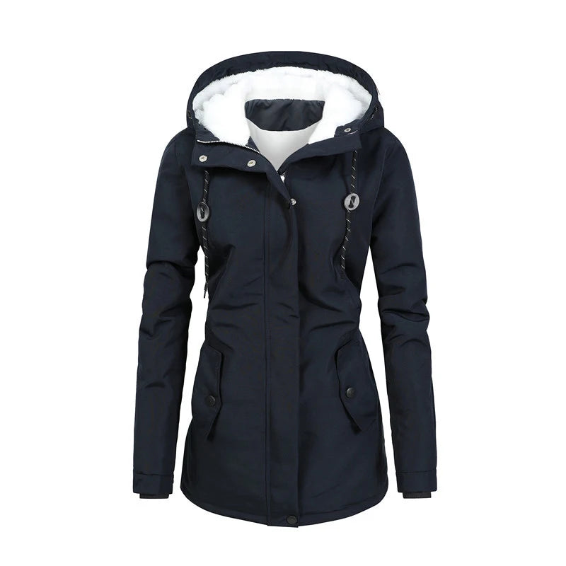 Fleece Parka Damen – Mit Kapuze & Warm für den Winter