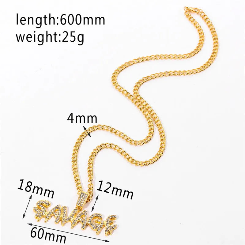 Men's Hip-Hop Chain – Iced Out Tennis Chain Choker