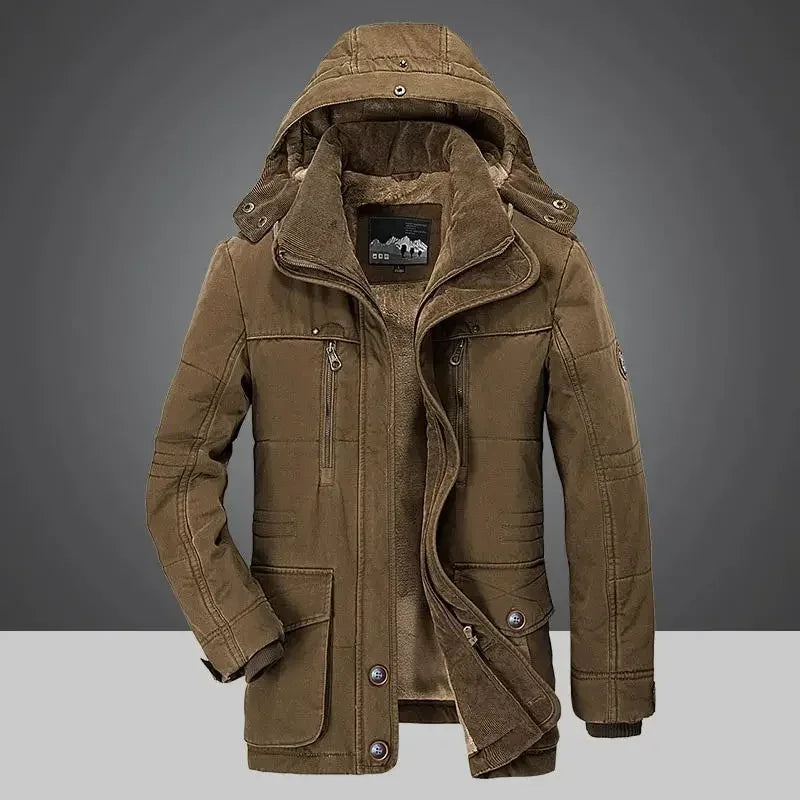 Herren Parka Plus Size – Dick, Warm & Viele Taschen bis 5XL