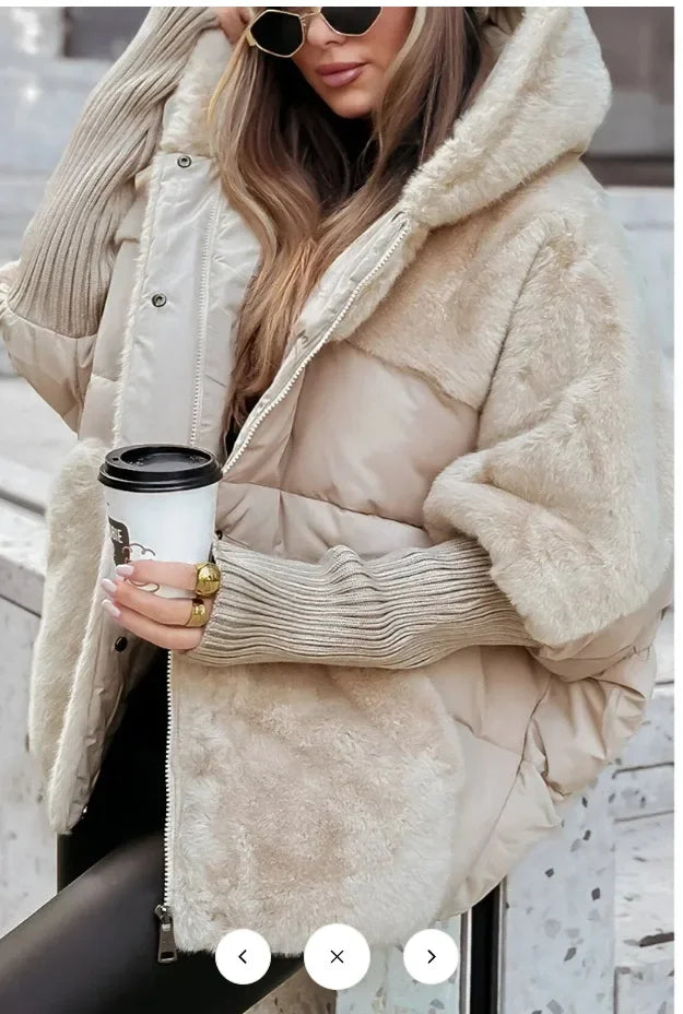 Damen Winterjacke 2024 – Locker & Warm mit Kapuze