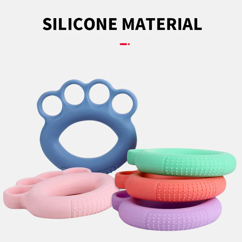 Silikon verstellbarer Handgriff Fingertrainer Übung Karpalexpander Muskeltraining Gym Fitnes Stärkungsmittel