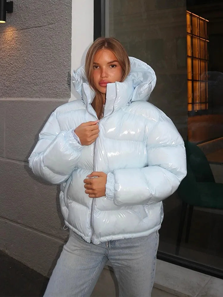 Down Jacket Damen Streetwear