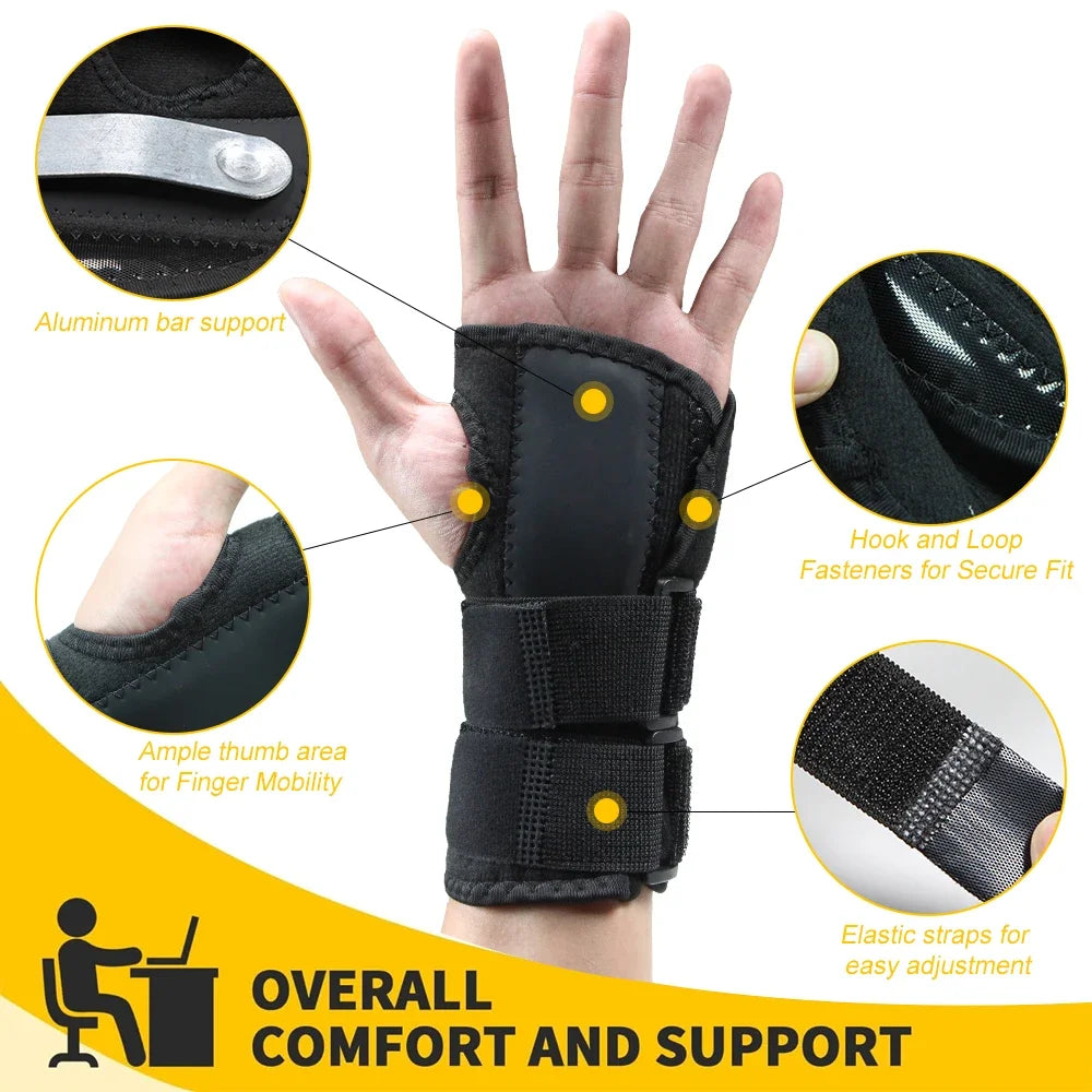 1Pc Professionelle Handgelenk Unterstützung Schiene Arthritis Band Gürtel Karpaltunnel Handgelenk Brace Verstauchung Prävention Handgelenk Schutz für Fitnes