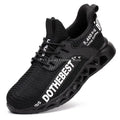 Anti-puncture Safety Shoes, Steel Toe Work Shoes for Men and Women, Lightweight Safety Work Boots, Breathable Sport Safety Shoes, Unisex
