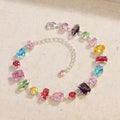 Collier en or 18 carats avec zircon cristal