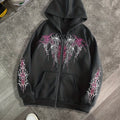 Heren Gothic Hoodie Jack – Streetwear Zipper Herfst Winter