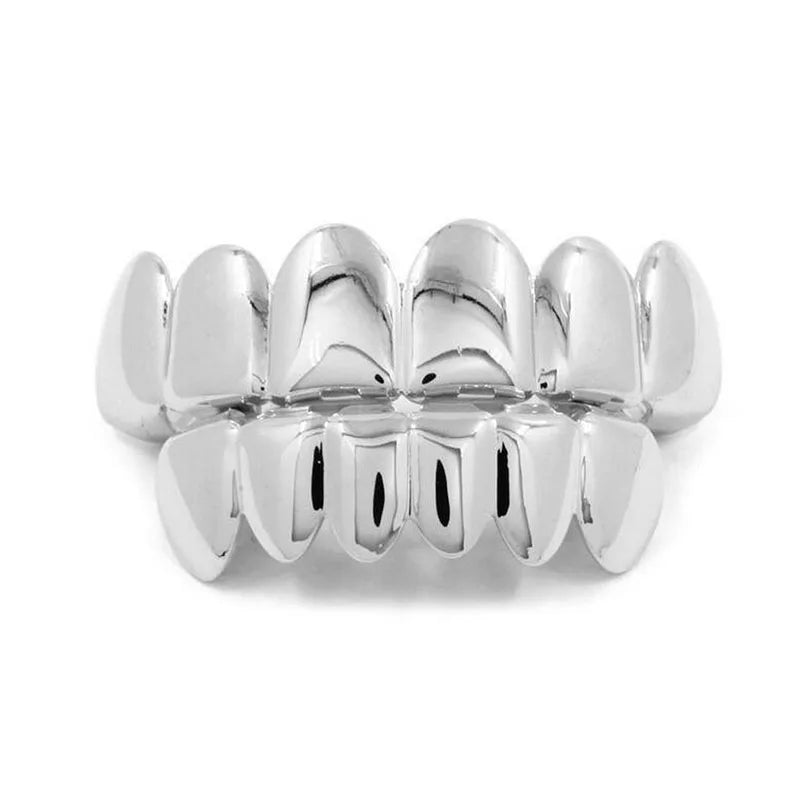 Hip Hop Grillz Gold & Silver – Vampire Fangs for Halloween & Party
