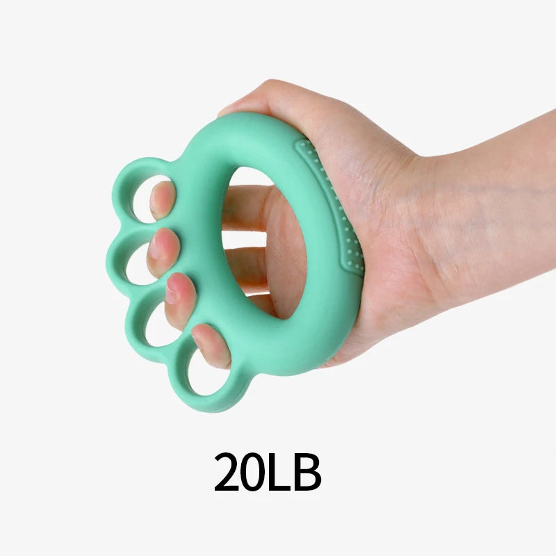 Silikon verstellbarer Handgriff Fingertrainer Übung Karpalexpander Muskeltraining Gym Fitnes Stärkungsmittel